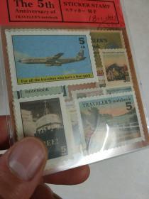 customize sticker stamp the 5th anniversary of traveler，s notebook（为旅行者笔记本定制5周年纪念邮票）