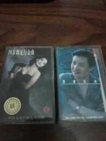 音乐磁带2盒-阎维文 想家的时候音乐专辑唱片磁带-四步舞金曲磁带