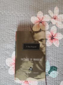 【现货】This Side Of Paradise 人间天堂 F Scott Fitzgerald 斯科特·基·菲茨杰拉德 everyman's library 人人文库 英文原版 布面封皮琐线装订 丝带标记 内页无酸纸可以保存几百年不泛黄