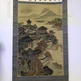 山水画寒山寺图