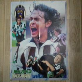 《足球俱乐部》1998年海报 双面 因扎吉