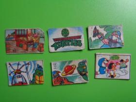 儿童玩的纸卡（上海宁波俗称香烟牌）【多种6张组合1 以图为准】
