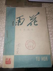 雨花文艺月刊，1960。9，10，11，12，13，14。六册。