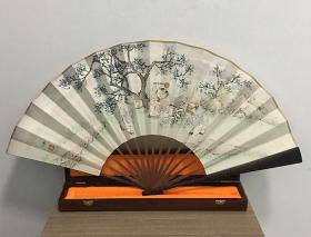 宣和典藏人物画单面折扇-童趣图02