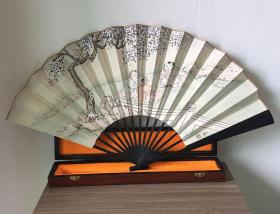 宣和典藏人物画单面折扇-童趣图32