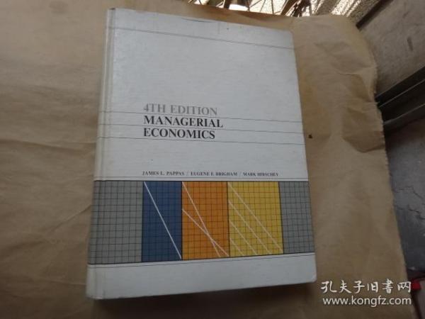 4th edition Managerial Economics 管理经济学（英文原版精装）