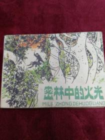 连环画【密林中的火光】人民美术出版社1979年一版一印。abc