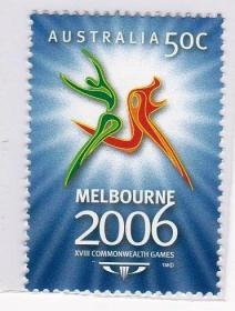 澳大利亚 2006 墨尔本联邦运动会-徽帜邮票