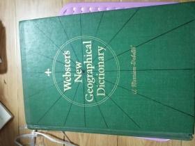 美国进口原装 Webster\s New Geographical Dictionary 私藏 87品