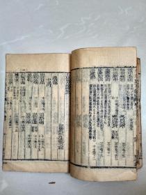 清代木刻医书《本草万方针线》一套四册八卷全。