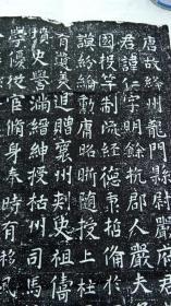 张旭書《唐故绛州龙门县尉严府君墓志铭并序》拓片，为张旭墨宝真迹，楷书，出土于河南偃师，字体方正饱满，结体宽绰，端庄平衡，显示出深厚的功底