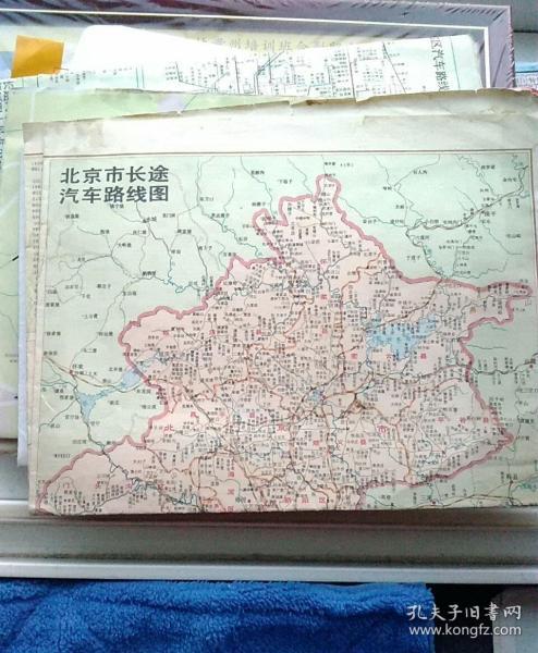 地图:北京市区交通图（1978年版）