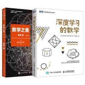 【套装2本】数学之美第二版 深度学习的数学 数据算法计算机理论 人工智能数学基础知识书籍 数据统计分析 机器人学习方法ai算法书