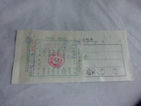美术文献（同一来源）  1966年中国美术家协会支出证明单  附北京市隆福医院门诊费收据   有装订孔