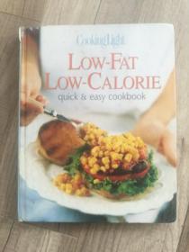 英文原版书 Low fat  Low Calorie quick & easy cookbook
低热量，低卡路里，快捷食谱