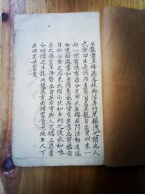 清代風水大師著錄珍稀風水地理奇書《龍法圖説》手稿本一册【書法俊朗，繪圖精细，圖文并茂，賞心悦目】共五十个筒子頁