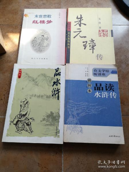 品水浒，红楼梦，朱元璋等4本共10元