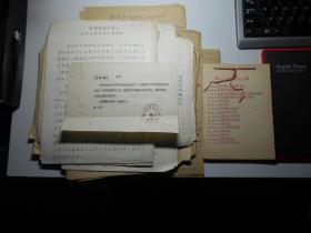 天津大学教授刘壮翀 关于俄语学习方面的文章、译稿和卡片 共218页（可能写于五十年代末、六十年代初）