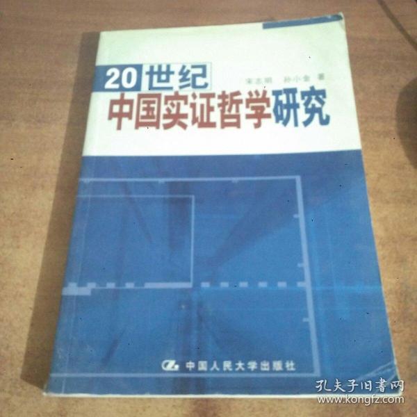 20 世纪中国实证哲学研究