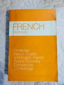 FRENCH DICTIONARY ROUTLEDGE罗托莱治法英词典 原版