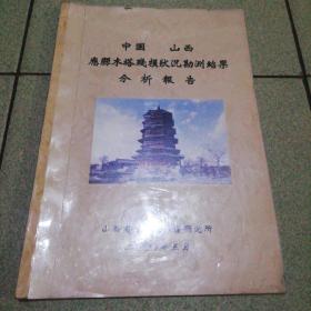 中国山西应县木塔残损状况勘测结果分析报告共66页