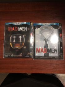 蓝光版 MAD MEN 第1、2、3季共5张DVD光碟