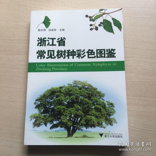 浙江省常见树种彩色图鉴（近全新）