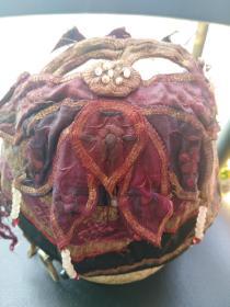 徽州民俗文化：清代手工刺绣儿童帽