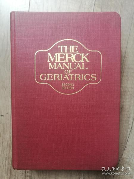 英文原版书The merck manual of geriatrics 2nd edition