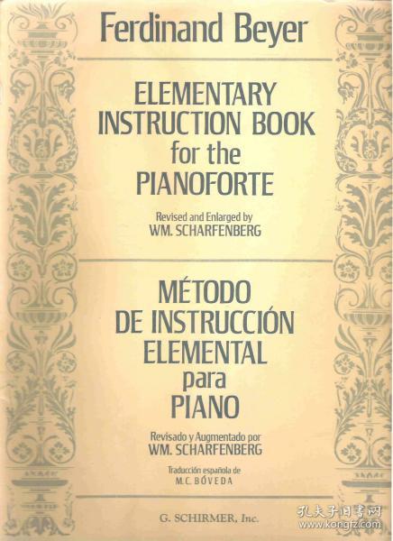 国外原版乐谱(钢琴乐谱)Ferdinand Beyer Elementary Instruction Book for the Pianoforte