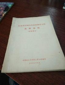 江苏省1965年农业科学工作资料选编