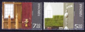 法罗群岛 2006 教堂建筑 邮票