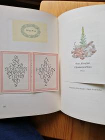 1945年德文原版《美丽的字体和印刷》（16开精装，书底毛边，大量精美插图，摇篮本字体等，原印刷技术研究所藏书钢印）