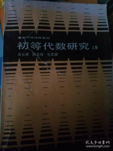 初等代数研究 上册