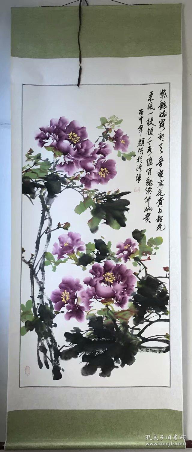 刘延珉牡丹立轴