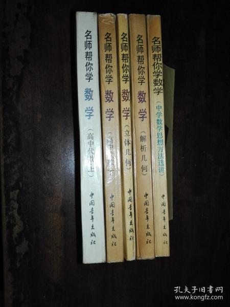 名师帮你学数学：高中代数 + 解析几何 + 立体几何 + 中学数学思想方法选进 （五书合售）