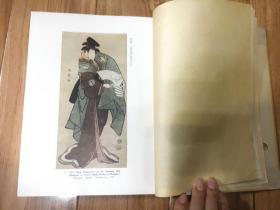 1932年初版 《六大浮世绘师之东洲斋写乐》 大16开布面精装一巨册 刷金本 卷首一副木板画 彩图很多 海量插图版画 拉页多多 以作品编年的方式展示了最神秘的浮世绘大师东洲斋 鲁迅最喜欢的浮世绘画家 英日对照 印制很考究