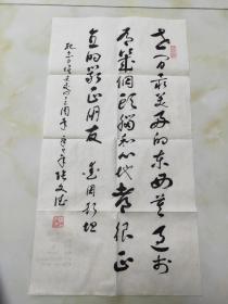 张文德，山东淄川人，出生于1961年，高级经济师，淄川区书法家协会副主席，山东省书法家协会会员。