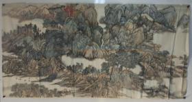 民国时期 佚名山水画 一幅（纸本软片，约9.2平尺）HXTX312314