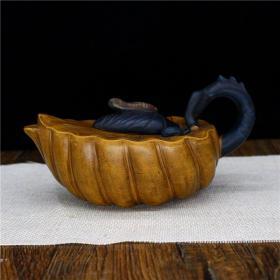 紫砂壶宜兴老壶名家手工制作茶壶功夫茶具桑蚕壶