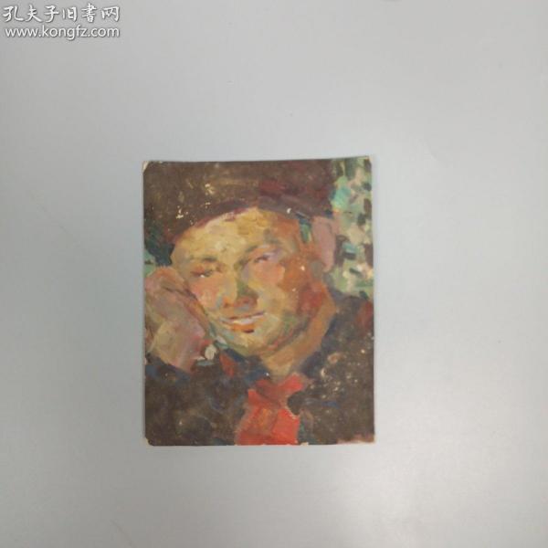 崔-豫-章旧藏：五十年代 佚名 油画作品一幅 （或为崔豫章早期油画作品）HXTX313817