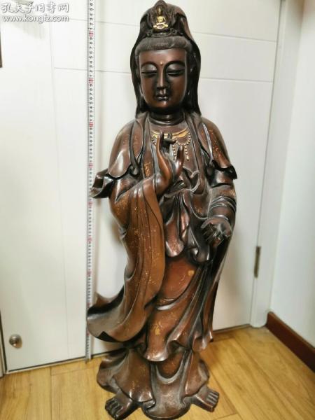 紫铜站观音菩萨