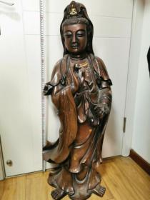 紫铜站观音菩萨