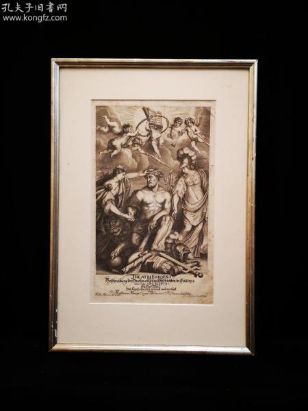 1679 The Atri Europai 珍稀古董铜版画，大气磅礴，十七世纪著名版画家小马特乌斯·梅里安（伟大的制图师Matthäus Merian der Ältere之子）作品，非常珍贵！