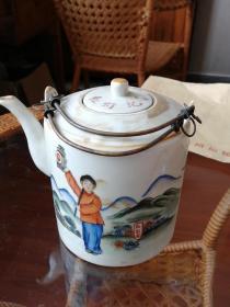 民国瓷茶壶