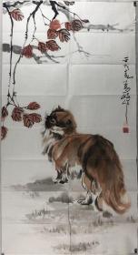 著名画家王为政画作，动物，中国美协会员，一级美术师，99*52（131）