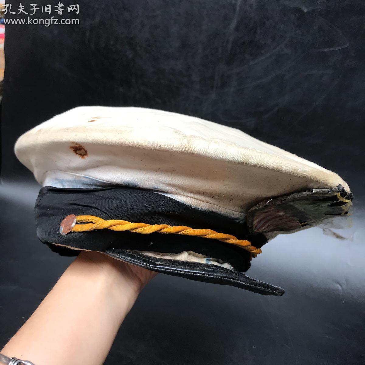 50年代“美式”军帽一顶20051934  到老到代高级收藏品，非常少见