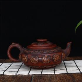 宜兴原矿手工紫砂壶十二生肖茶壶茶具