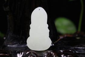 天然和田玉宝宝佛挂件吊坠