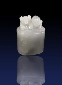 和田玉印章-----金大师作品-------编号S673